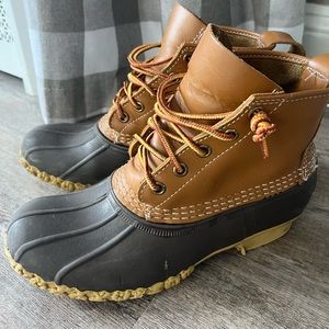 LL bean duck boot size 7 good condition